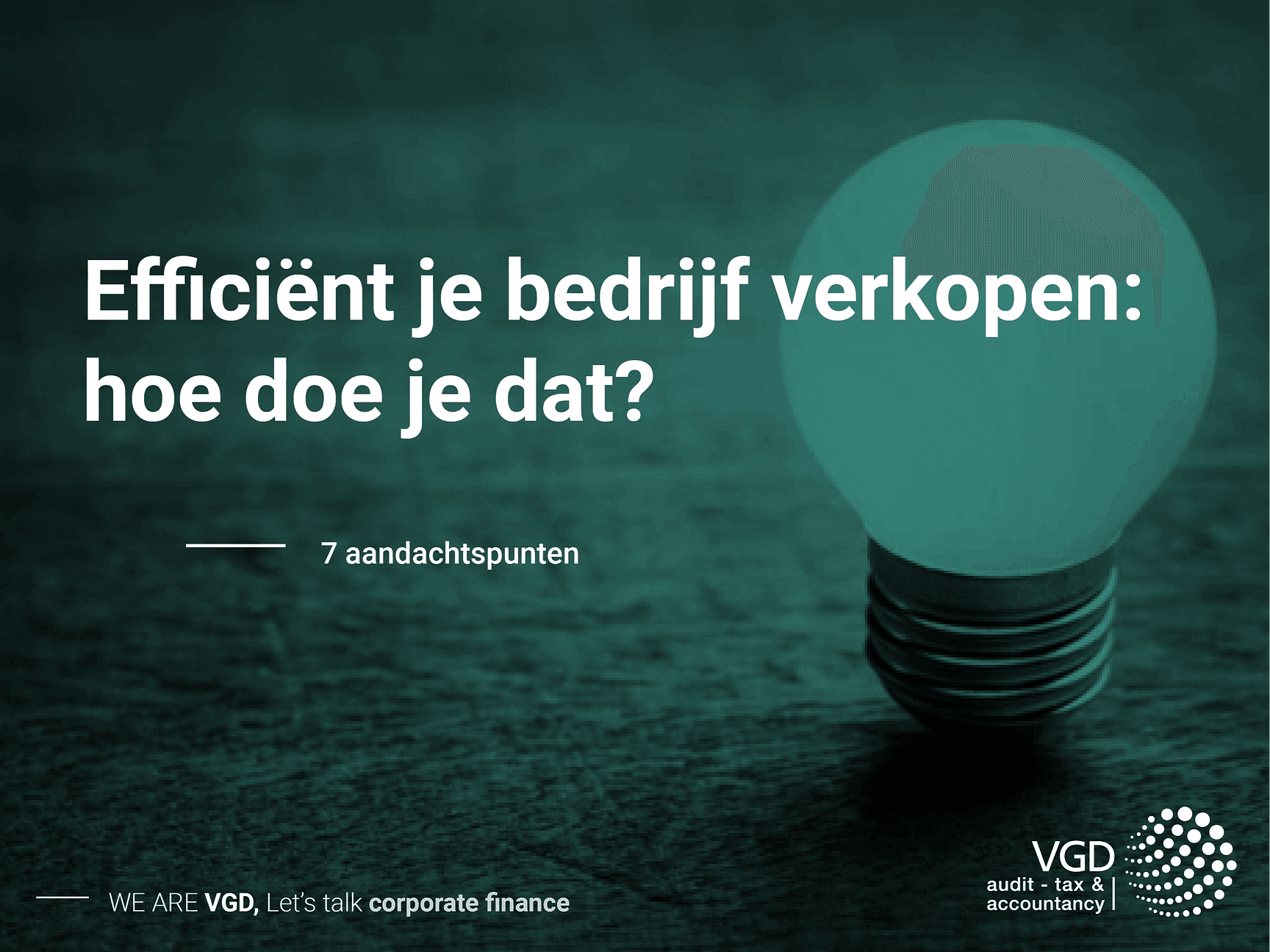 Ook van plan om binnenkort je onderneming over te laten