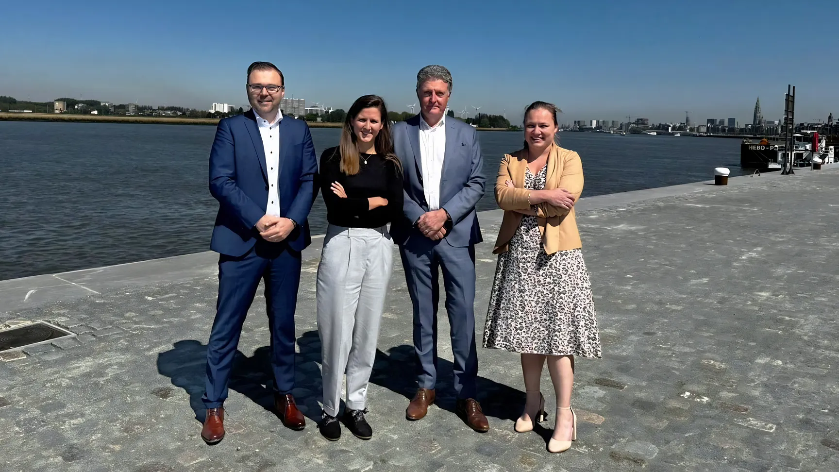 Foto nieuwe partners - Erik, Lara en Sandrine