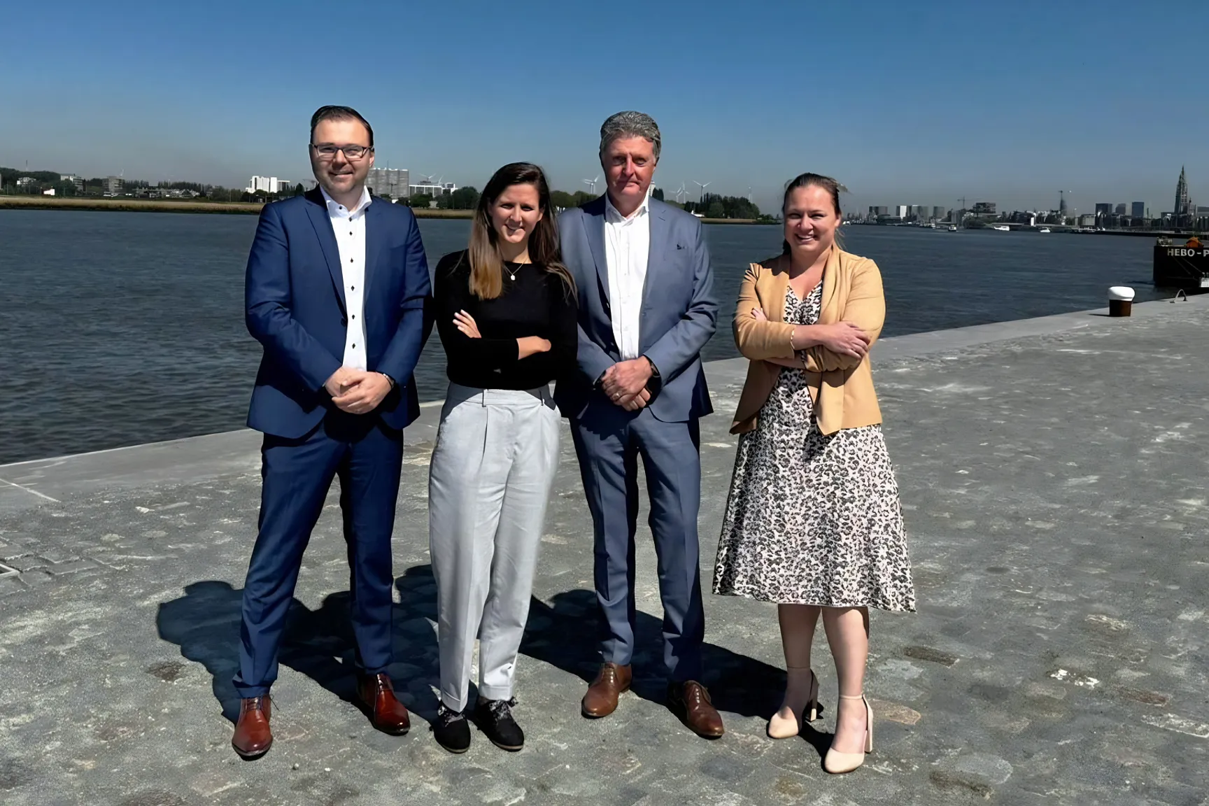 Foto nieuwe partners - Erik, Lara en Sandrine
