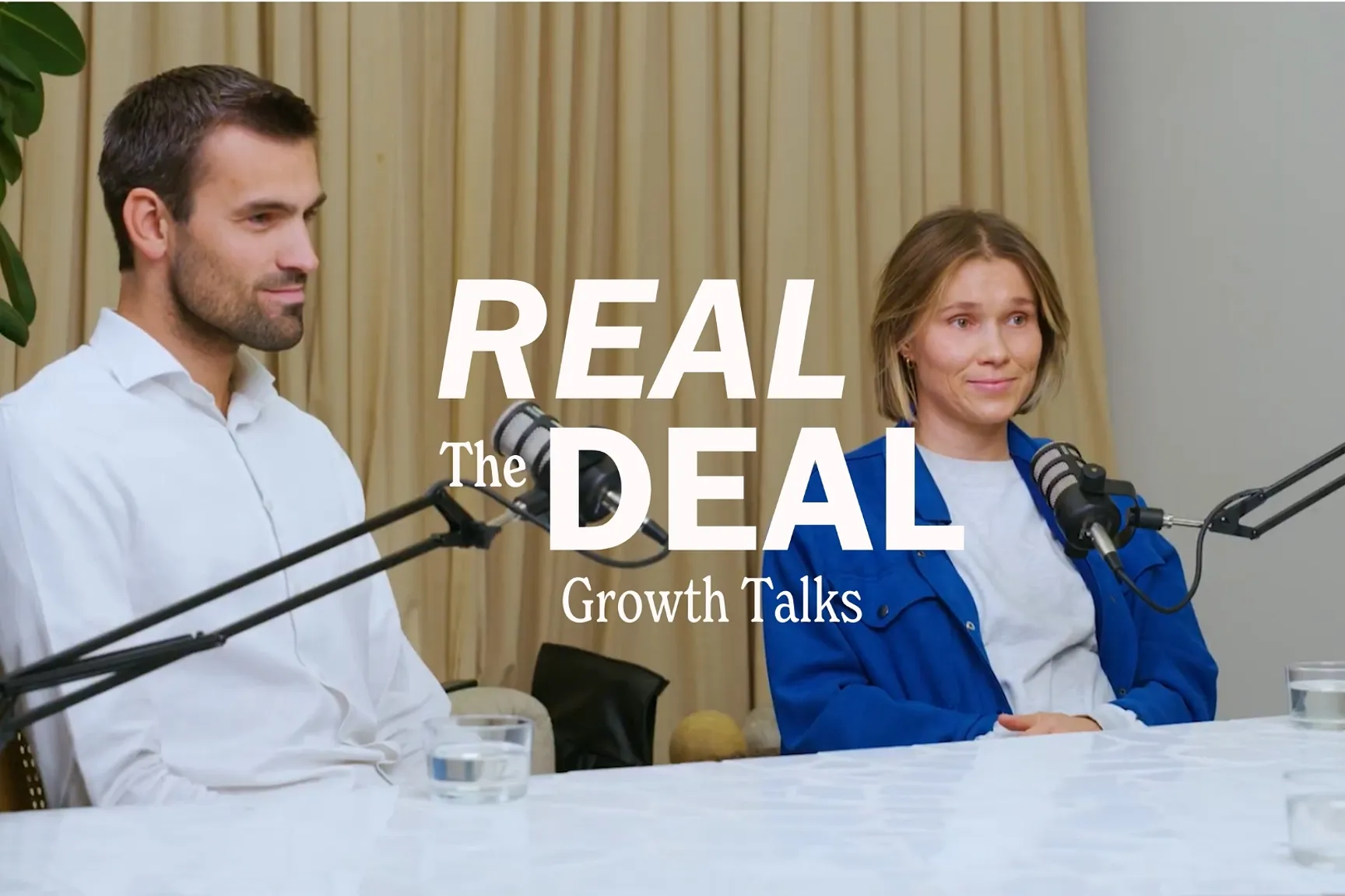 2 personen die te gast waren bij de podcast: The Real Deal.