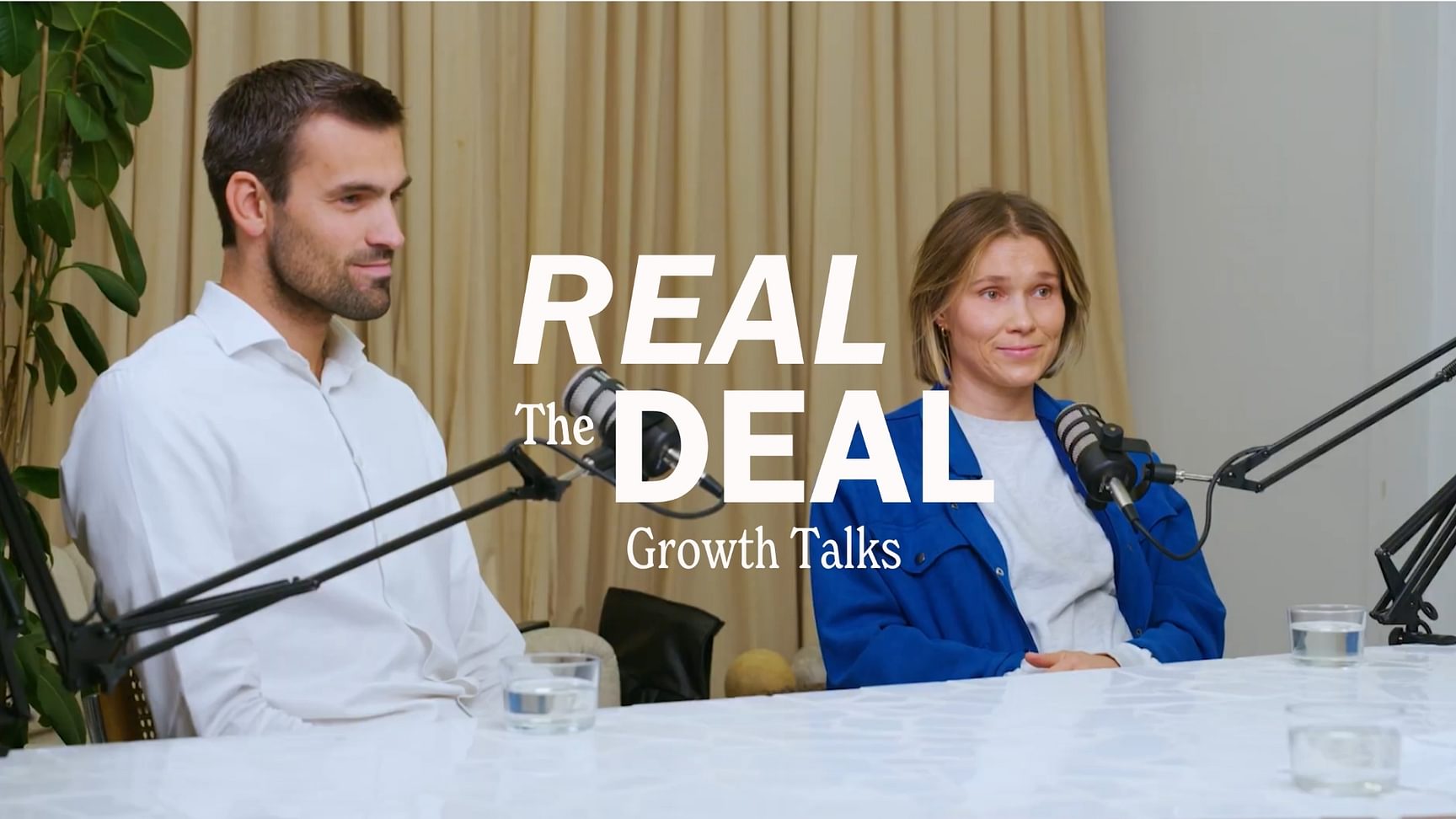 2 personen die te gast waren bij de podcast: The Real Deal.