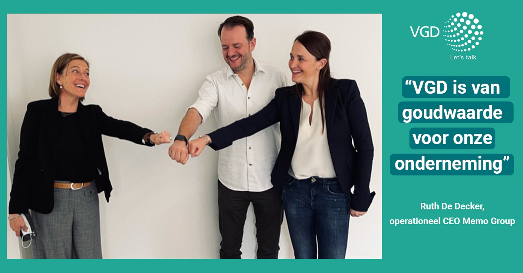 Memo Group rekent ook voor succesvolle familiale overdracht op VGD